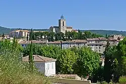 Vue du village depuis la montée de la Grande Vigne.