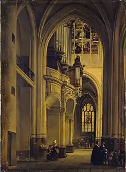 Vue intérieure de l'église Saint-Gervais-Saint-Protais