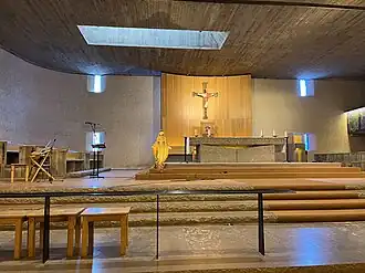 Le chœur de l'église.