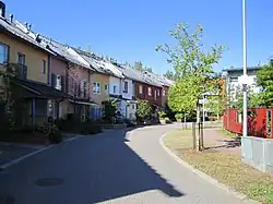 Immeubles résidentiels et maisons de ville.