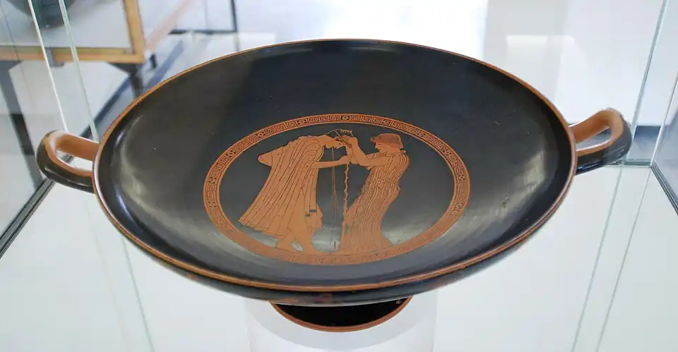 Coupe de Brygos de Wurtzbourg, kylix, vers 480 av. J.-C.