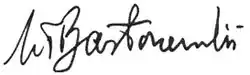 signature de Władysław Bartoszewski