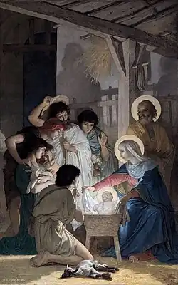 L'Adoration des bergers de William-Adolphe Bouguereau (1884)