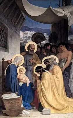 L'Adoration des mages de William-Adolphe Bouguereau (1884)