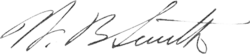 signature de Walter B. Smith