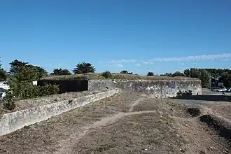 Redoute, côté nord.