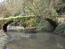 Pont romain (Ier&nbsp;siècle), au Moulin-de-la-Sanguèze, Gesté/la Regrippière.