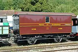 L'allège postale PE 326 Ouest restaurée.