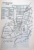 Plan de la ville en 1930.