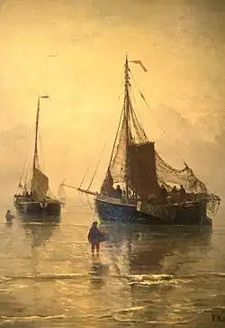 Arrivée de la marée (1875), Flardingue, Museum Vlaardingen&nbsp;(nl).