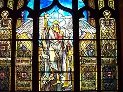 Louis Comfort Tiffany,(1904) Angel of the Resurrection [Vitrail] Musée d'art d'Indianapolis