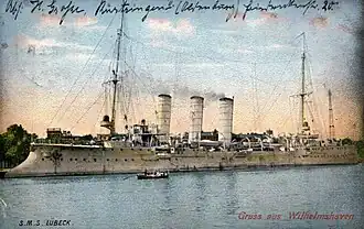 illustration de SMS Lübeck