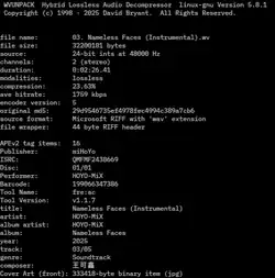 Description de l'image WVUNPACK screenshot.webp.