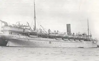 illustration de HMHS Rewa