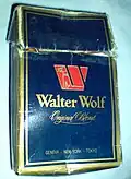 Un paquet de cigarettes de la marque Walter Wolf.