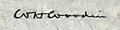 Signature de William H. Woodin