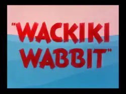 Description de l'image Wackiki Wabbit Title Card 1943.png.