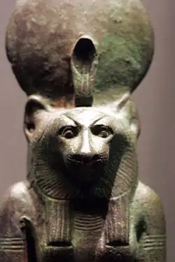 Ouadjet à tête de lionne - Statuette.