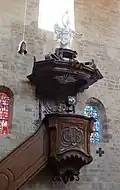 Chaire à prêcher baroque (XVIIIe).