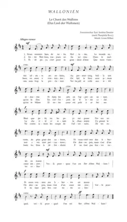 Image illustrative de l’article Le Chant des Wallons