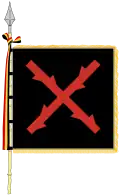 Premier fanion de la Légion Wallonie.