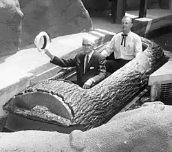 Timber Mountain Log Ride en 1969.