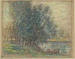 Willows, Longpre, France, entre 1911 et 1914, National Gallery of Art