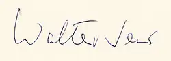 signature de Walter Jens