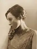 L'actrice Elisabeth Bergner.