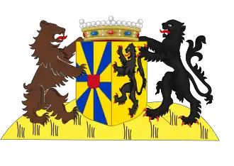 Blason de la province de Flandre-Occidentale.