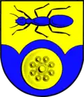 Arms of Brekendorf, in Schleswig-Holstein, Germany