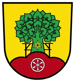 Tilleul de danse dans les armoiries de Himmelsberg (Kirchhain)&nbsp;(de).