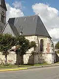 Chœur, vue depuis le sud.