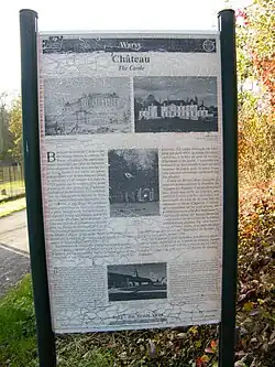Informations sur le château.