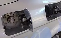 Valve de remplissage d'hydrogène d'une BMW