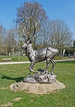 Le Cerf, Wassy, parc des Grandes-Promenades.