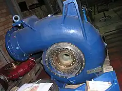 Turbine Francis, de fabrication suisse, à Zurich.