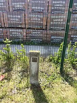 La tête de puits non matérialisée Bernicourt no&nbsp;1.