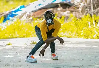 Port du masque pendant les loisirs.