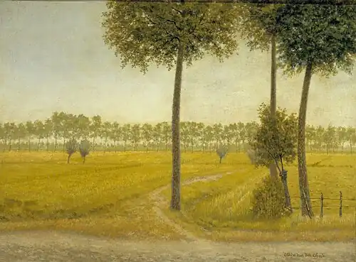 Prairie au printemps - route des champs, Vers 1890Musée de Deinze et du Pays de la Lys
