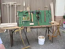 Outils modernes d'un charron allemand.