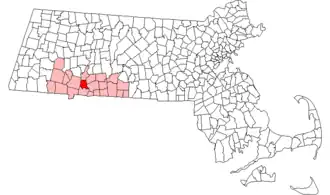 Localisation de West Springfield