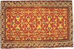 Tapis style ottoman du XVIe&nbsp;siècle, exposé au musée d'art de Saint-Louis.