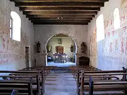 Intérieur de la chapelle.