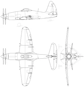 vue en plan de l’avion