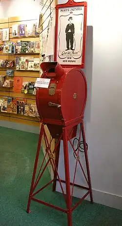 Mutoscope dans un musée à Herne Bay.