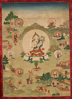 Thangka représentant Tārā blanche, XIXe&nbsp;siècle, Rubin Museum of Art