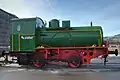 Locomotive allemande 020 de 1953, restaurée en 2016, en Suisse.