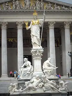 L'Athéna du Parlement d'Autriche