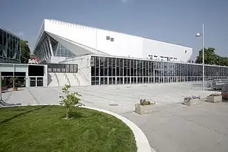 Photo de la Wiener Stadthalle, salle où s'est tenu l'Eurovision 2015.